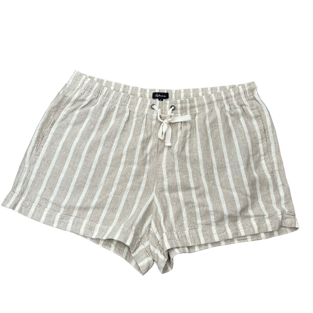 Rietmans Women Linen Blend Summer Shorts Size 18